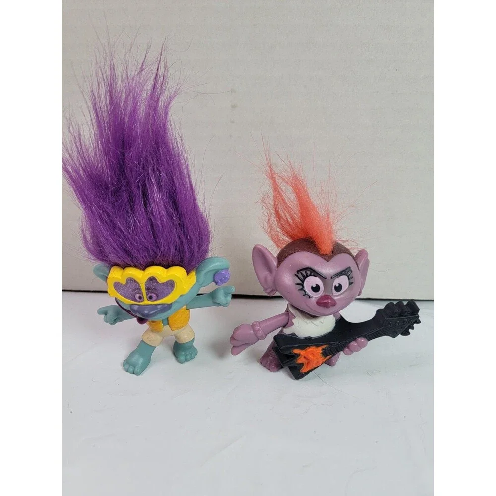 2020 McDonald’s Trolls World Tour Party Branch #3 Queen Barb #6 Figure Lot